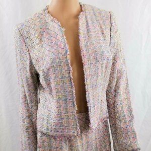 Finity Studio Multicolored Jacket and Skirt New Size 8